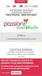 Mobile Screenshot of passionforcocktails.com